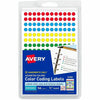 Avery Label Round 1/4" Ast 768Ct