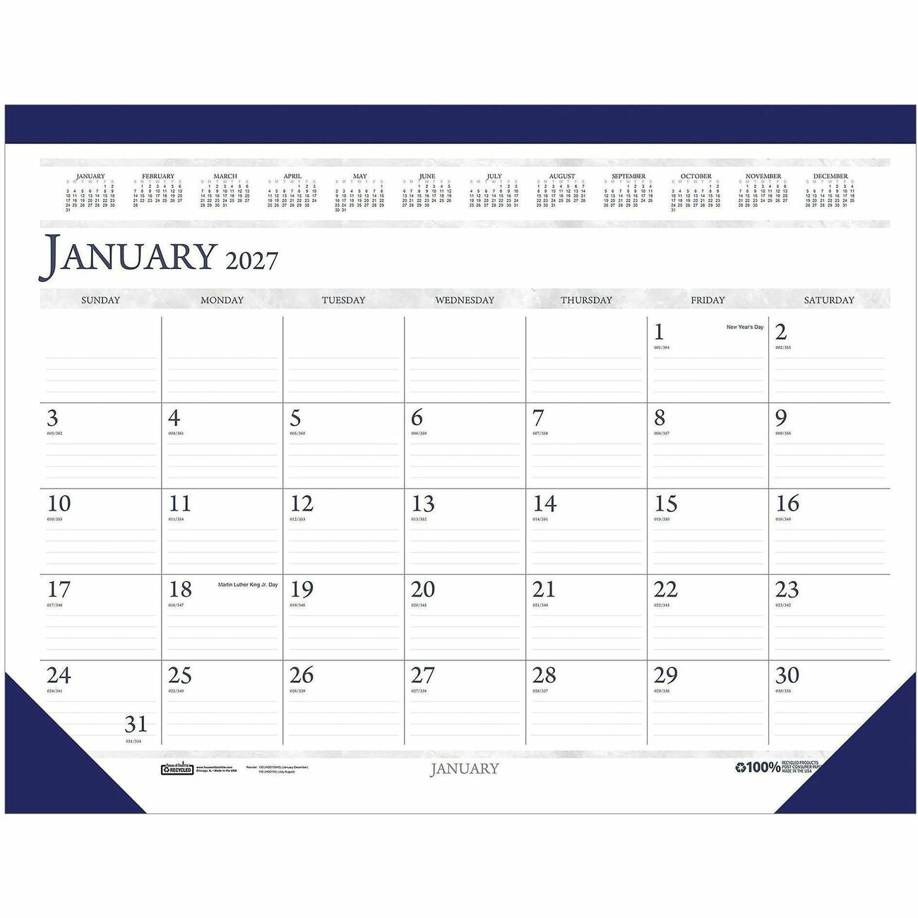 Calendar Desktop Perforated