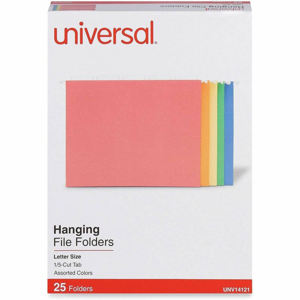 Universal 1/5 Tab Cut Letter Recycled Hanging Folder