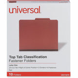 Universal 2/5 Tab Cut Letter Recycled Classification Folder