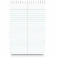 Universal Steno Pads, Gregg Rule, Red Cover, 80 White 6 x 9 Sheets