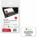 C-Line Self-adhesive Business Card Holders