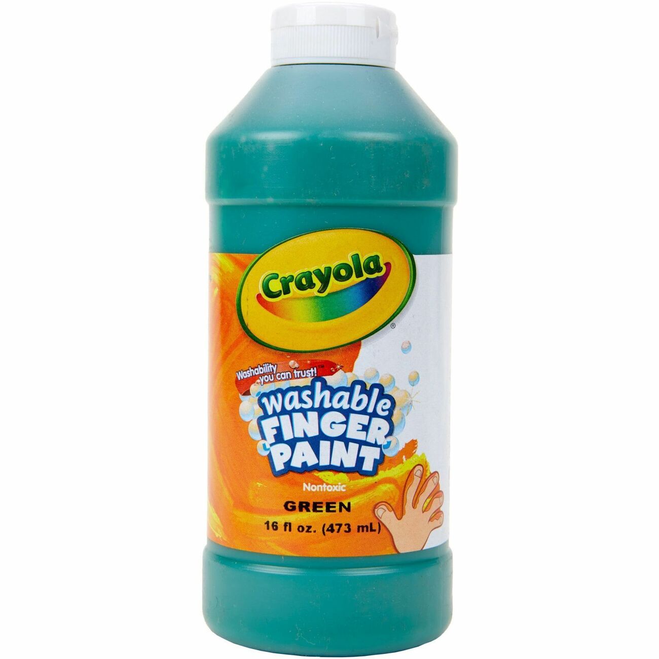 Crayola Paint Fngr Wshble Gn 16Oz