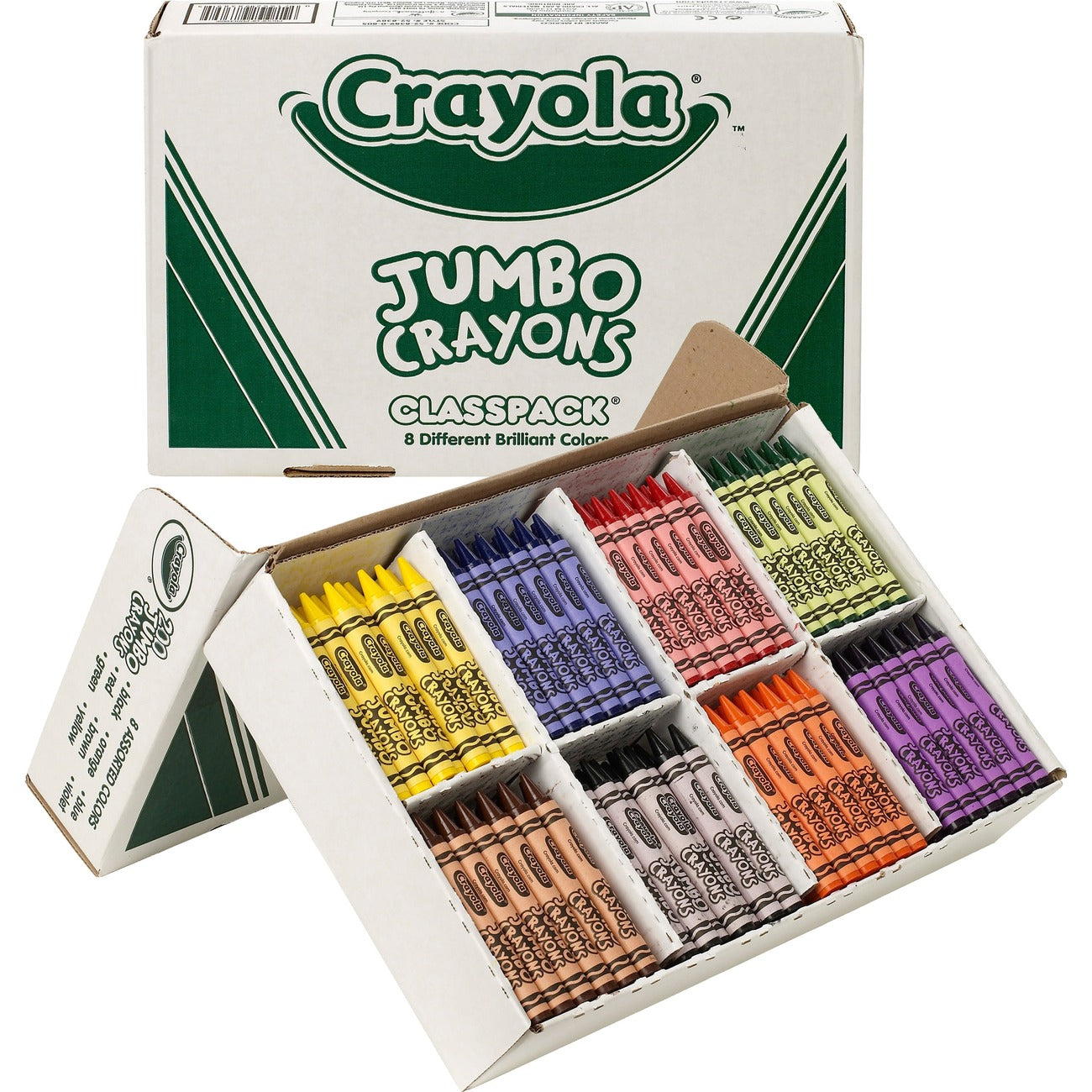 Crayola Crayon Jumbo Classpk 200Ct