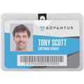 Advantus Holder W/Clp Hrz 50Pk Clr