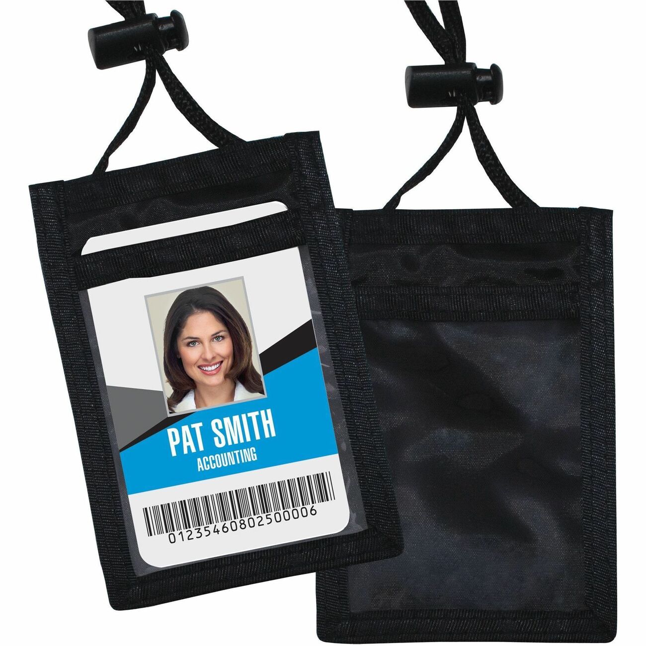 Advantus Lanyards Id Nck Vert12 Bk