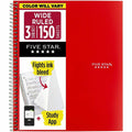 Five Star Three-subject Notebook