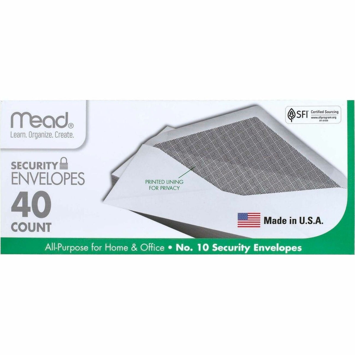 Mead No. 10 Security Envelopes