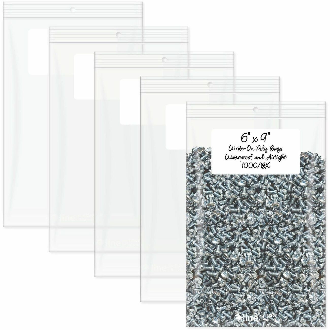 C-Line Bag Poly Zip Reclose 6X9