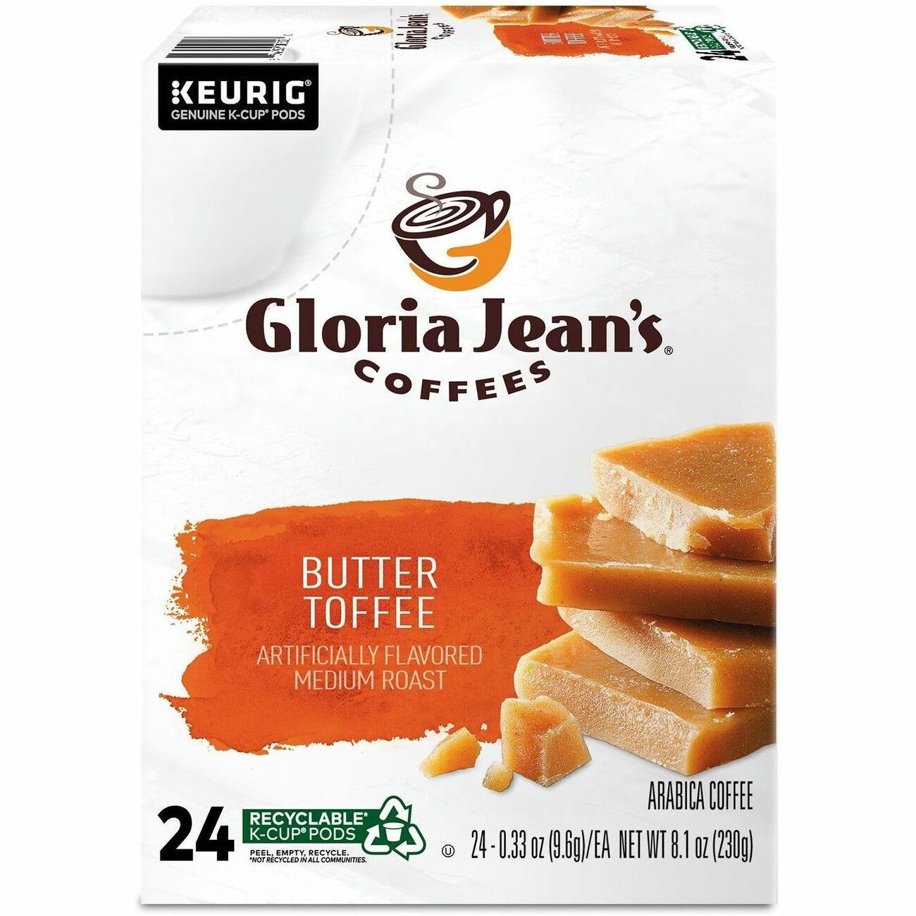 Kcup Butter Toffee 24/Bx