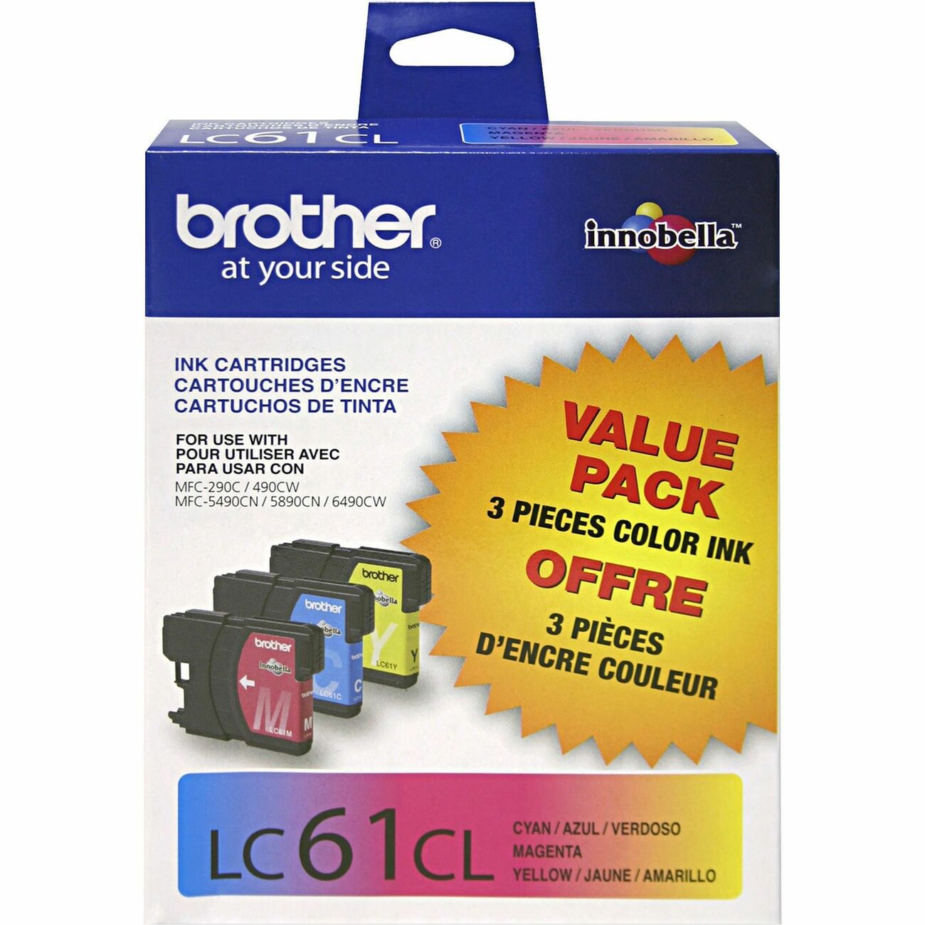 Brother Crtdg 3Inks 1Cyn 1Ma 1Yw