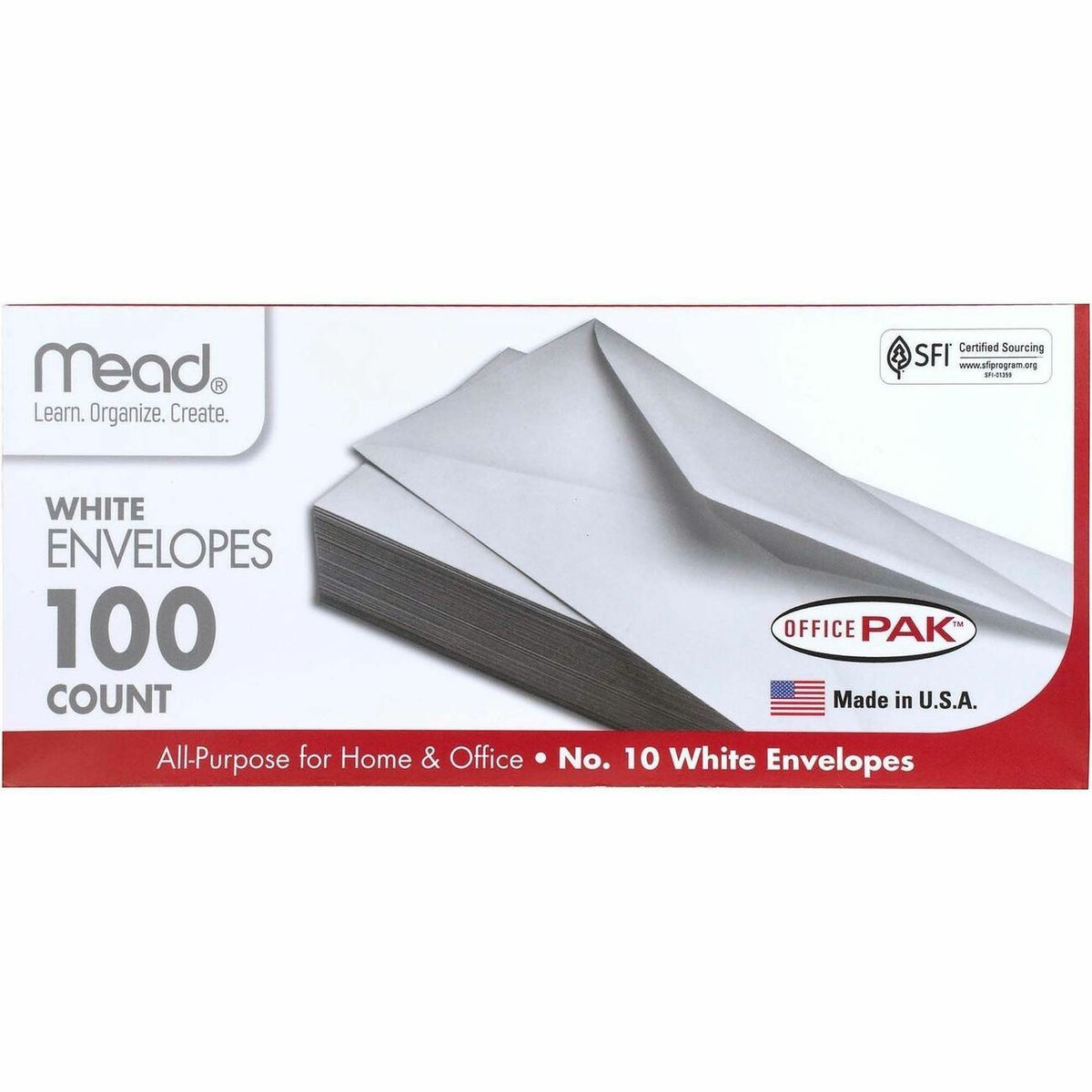 Mead Plain White Envelopes