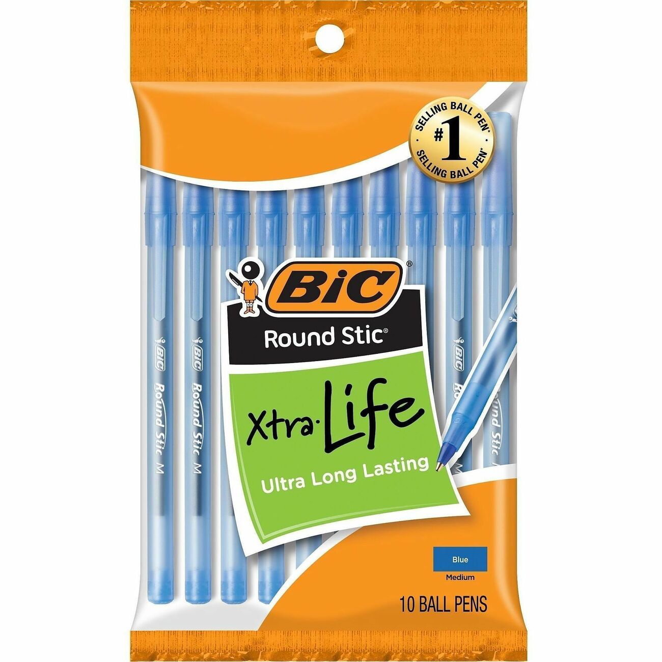 BIC Pen Rnd Stic 10Pk Be