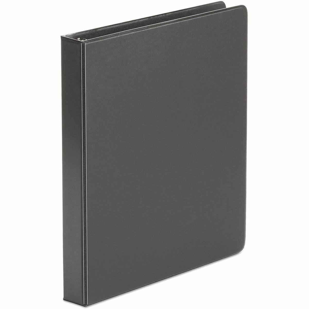 Universal Economy Non-View Round Ring Binder, 3 Rings, 1" Capacity, 11 x 8.5, Black