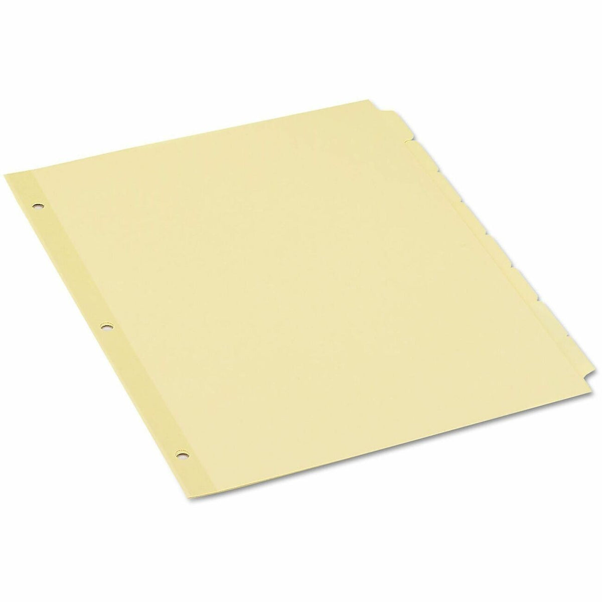 Universal Self-Tab Index Dividers, 8-Tab, 11 x 8.5, Buff, 24 / Boxs