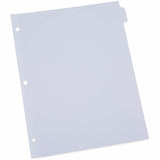 Universal Self-Tab Index Dividers, 8-Tab, 11 x 8.5, White, 24 / Boxs