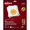 Avery Fabric Transfers We 8-1/2X11