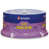 Verbatim 96542 DVD Recordable Media - DVD+R DL - 8x - 8.50 GB - 30 / Pack - Silver