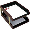 Trays Ltr Dbl Lthr Two-Tone