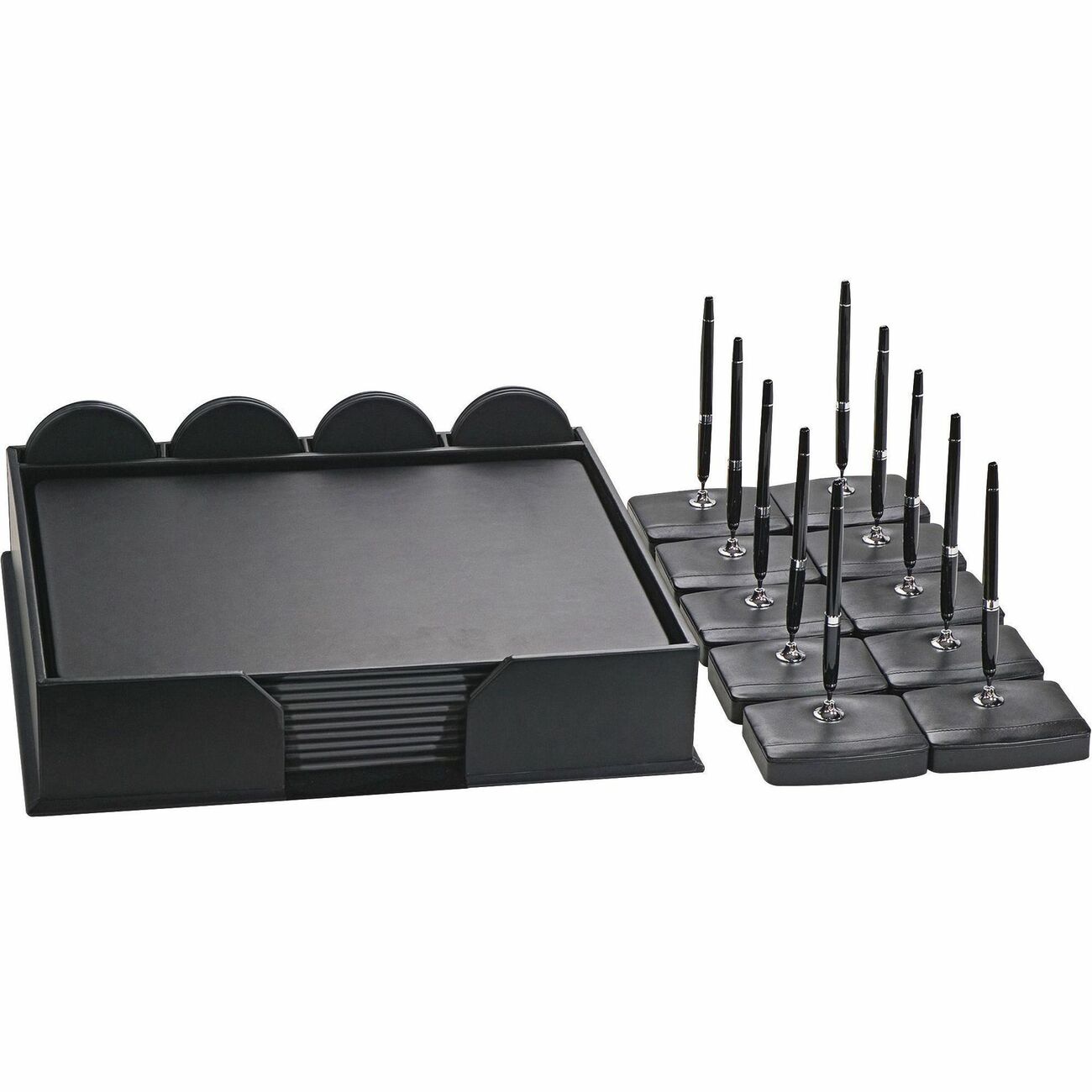 Conf Lthr Delux 33Pc Bk