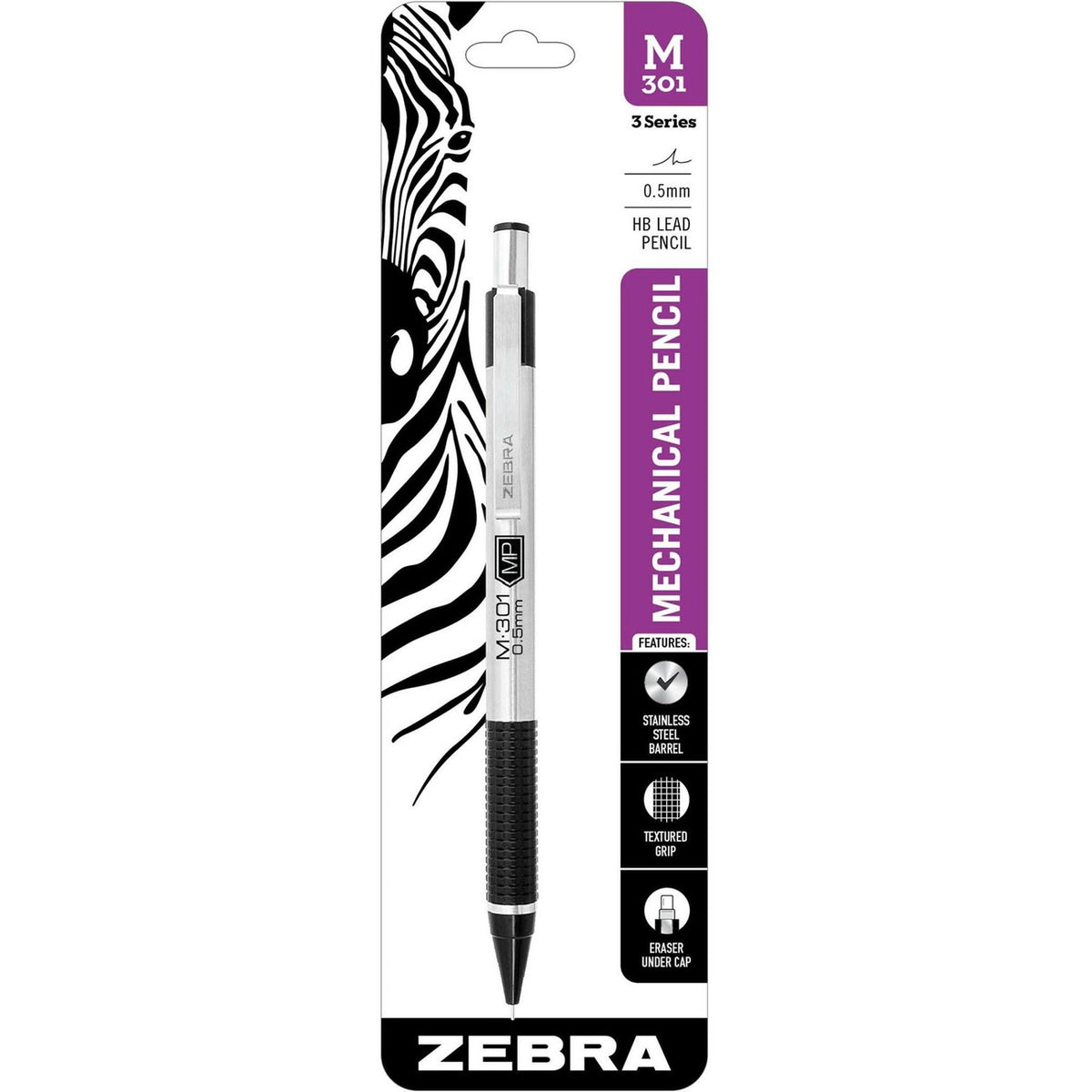 Zebra STEEL 3 Series M-301 Mechanical Pencil