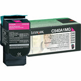 Lexmark C540A1MG Original Laser Toner Cartridge - Magenta - 1 Each