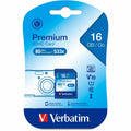 Verbatim Premium 16 GB Class 10/UHS-I (U1) SDHC - 1 Each