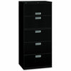 HON File Lat 5 Drawer 30"-Bk