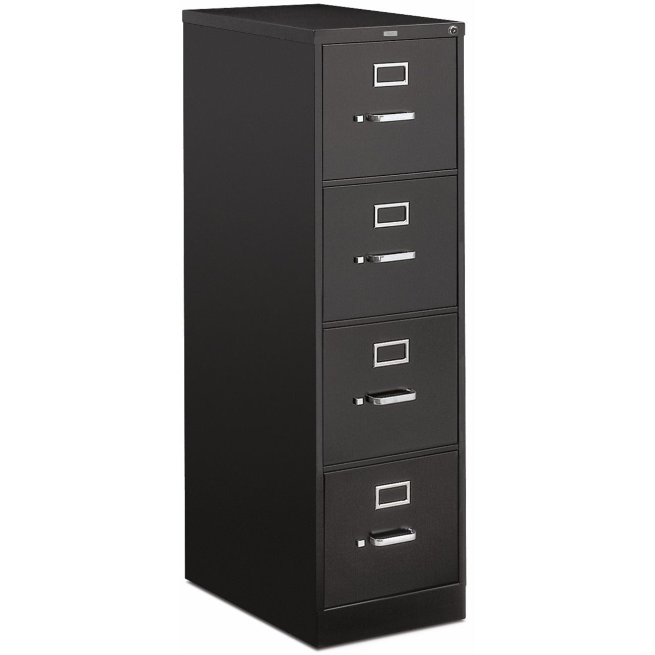 HON File Ltr 4Drw W/Lock Bk