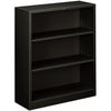 HON Bookcase 3Shlf Mtl 41"H Bk