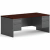 HON Desk Dbl Ped 72" My/Ccl