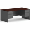 HON Desk Dbl Ped 72' My/Ccl