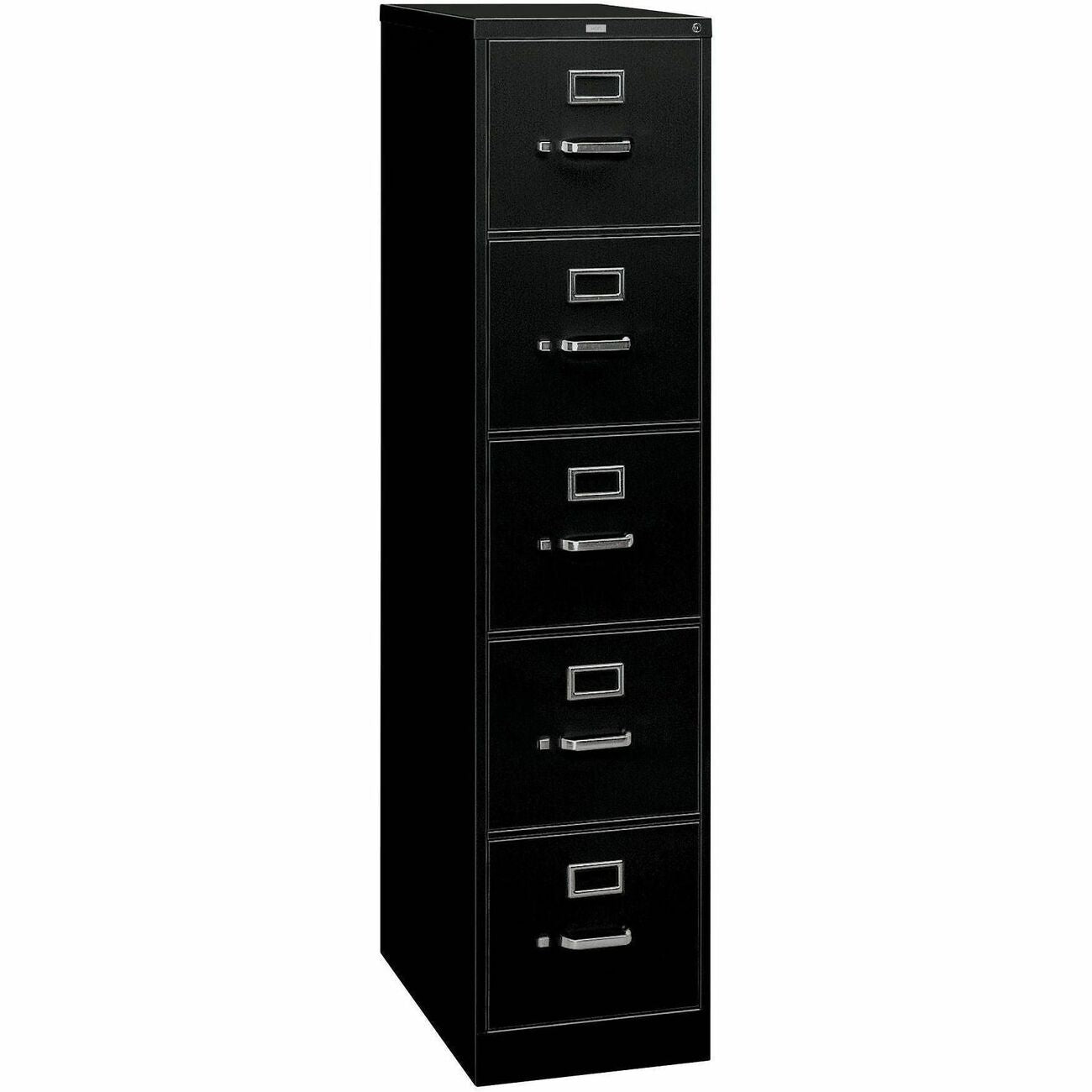 HON File Ltr 5Drw W/Lock Bk
