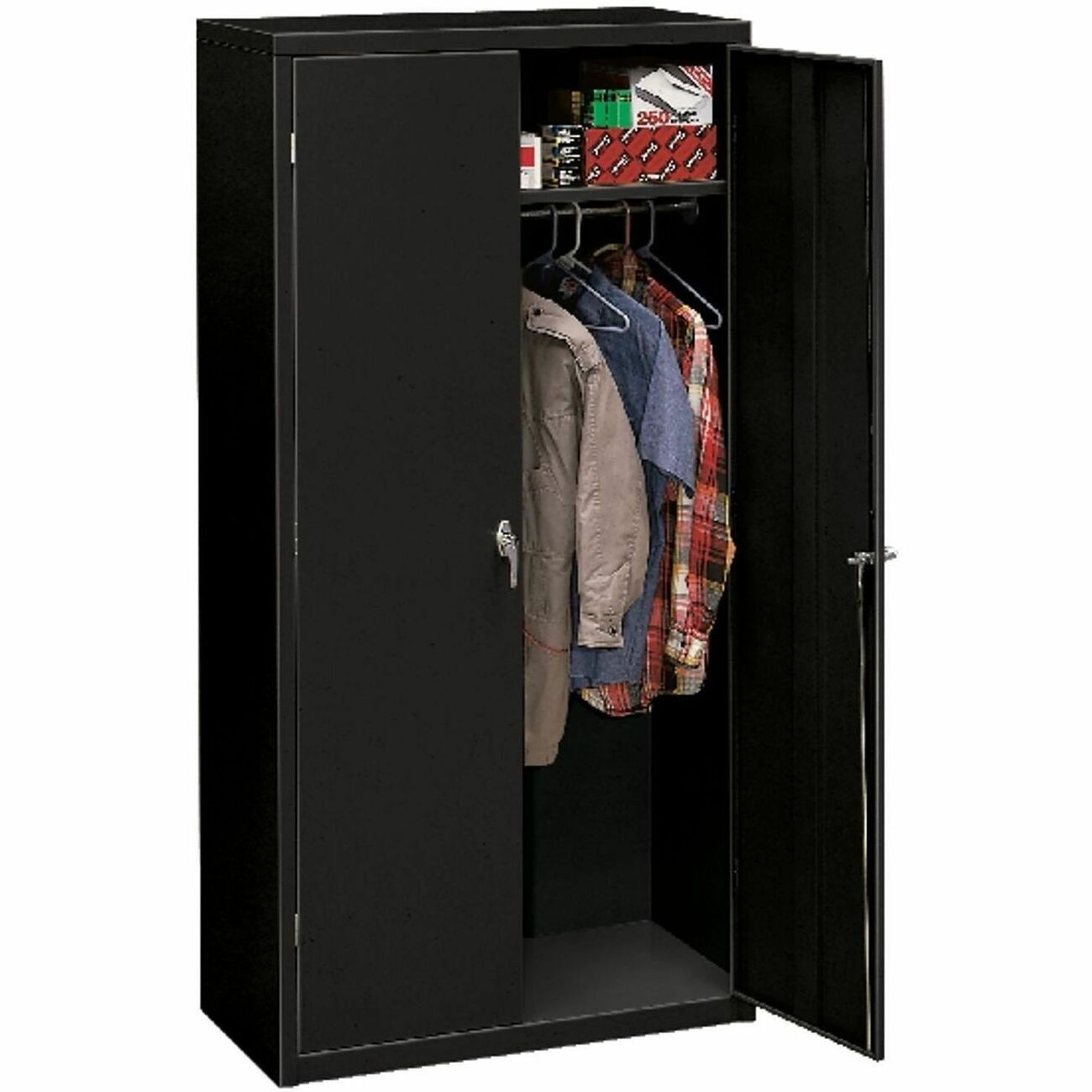 HON Cabinet Storage 72inH Bk