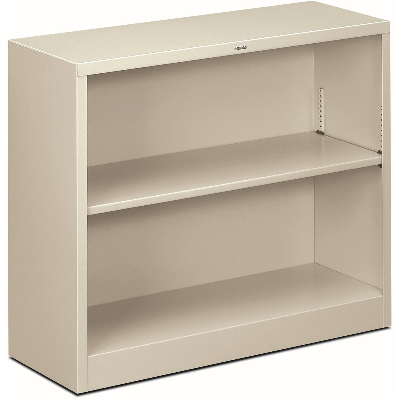 HON Bookcase 2Shlf Mtl 29inH Lgy