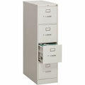 HON File Ltr 4Drw W/Lock Gy