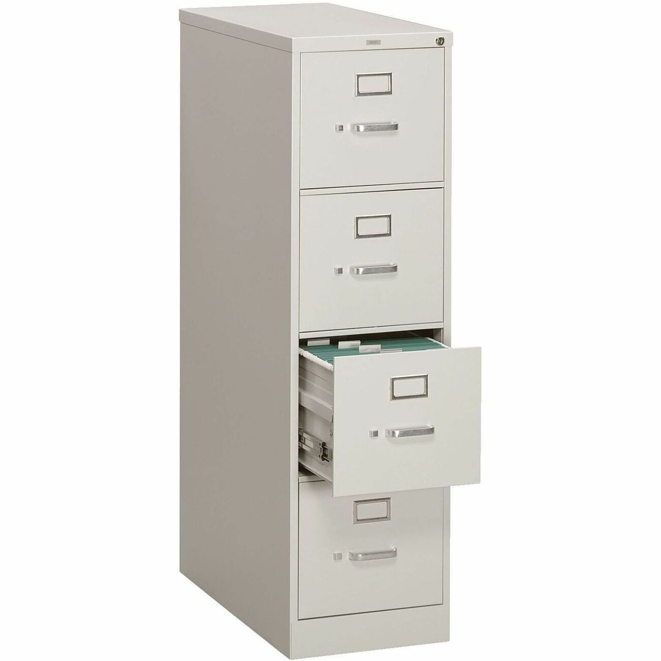 HON File Ltr 4Drw W/Lock Gy