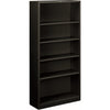 HON Bookcase 5Shlf 72"H Bk