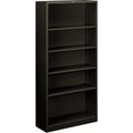 HON Bookcase 5Shlf 72inH Bk