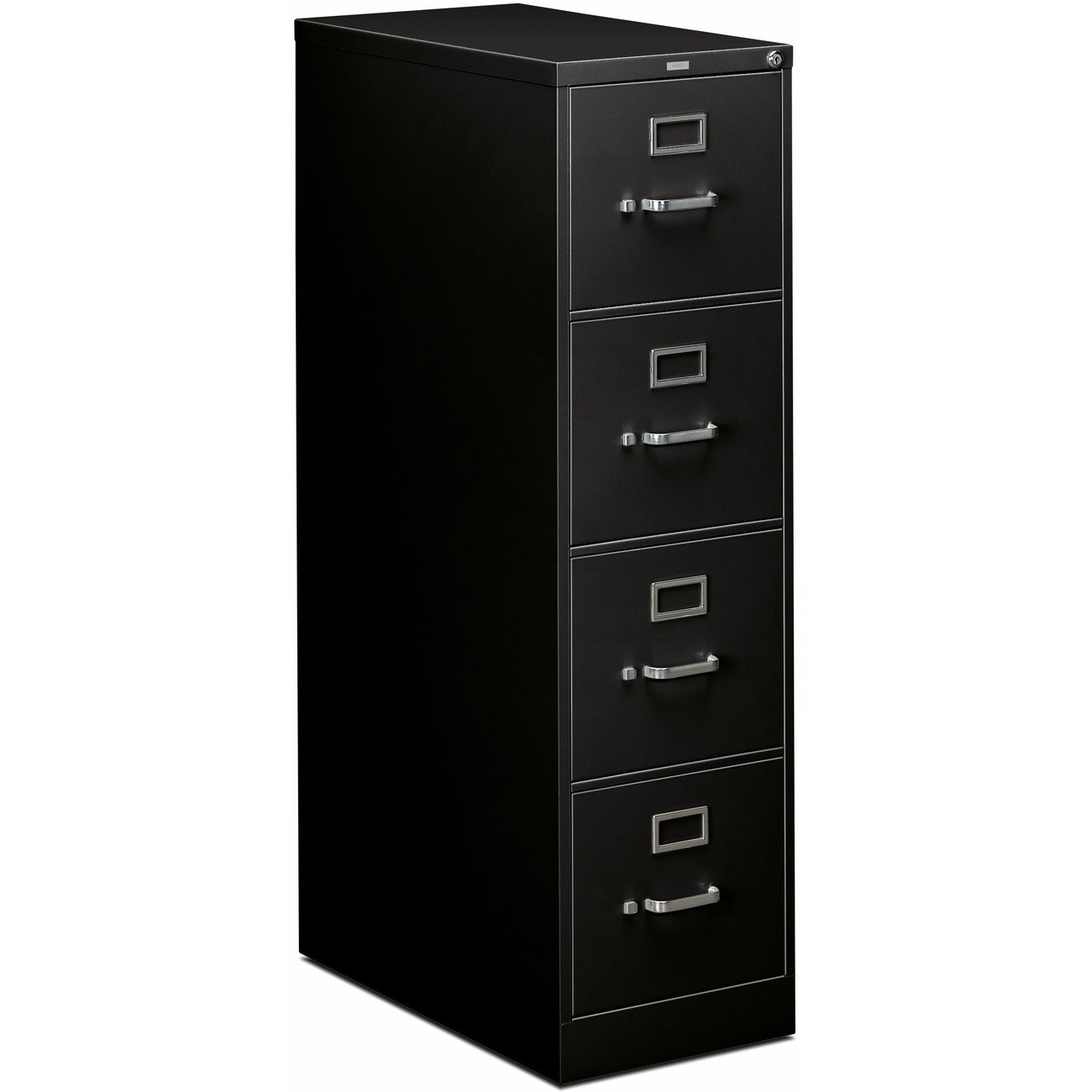 HON File Ltr 4Drw W/Lock Bk