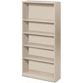 HON Bookcase 5Shlf 72inH Lgy