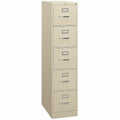 HON File Ltr 5Drw W/Lock Py