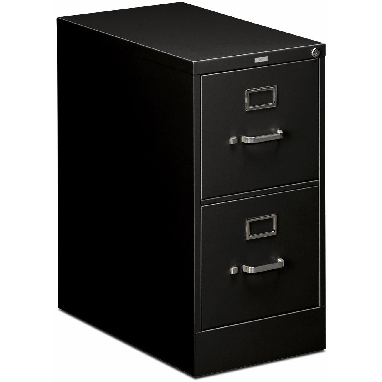 HON File Ltr 2Drw W/Lock Bk