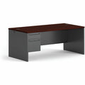 HON Desk Sgl Ped 2L 72X36 My Cl