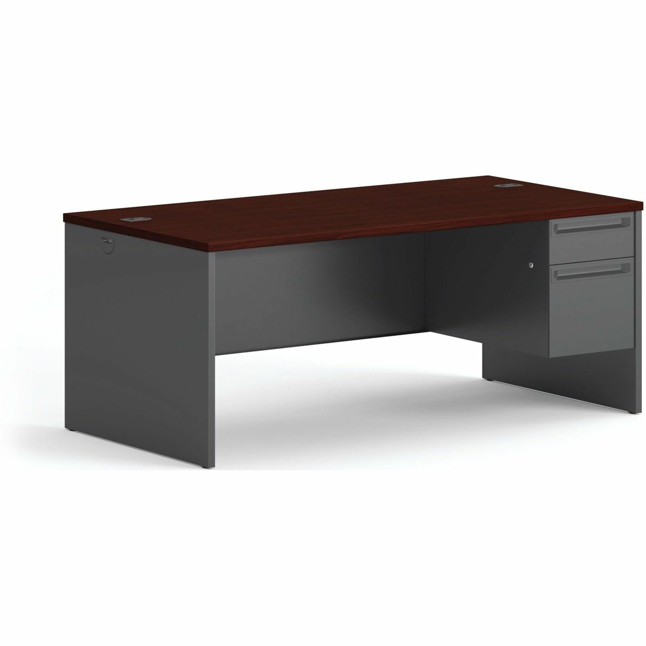 HON Desk Sgl Ped 2R 72X36 Ccl