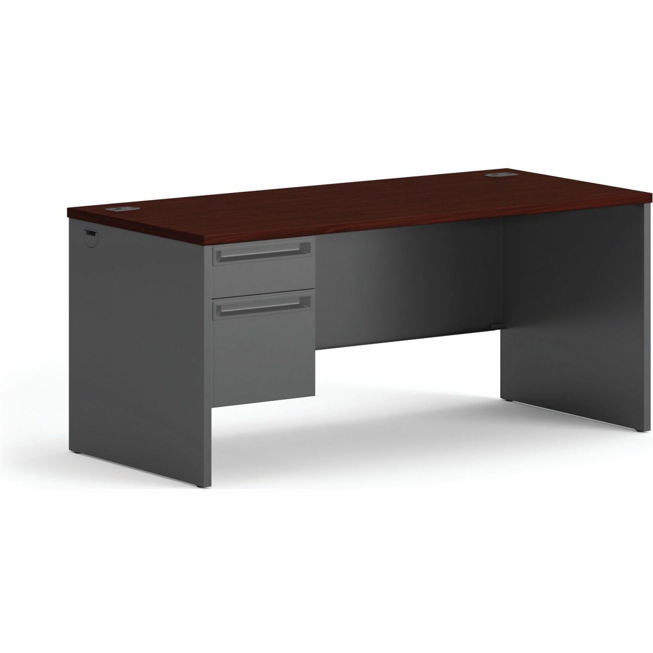 HON Desk L/Sngl Ped 66' My/Ccl