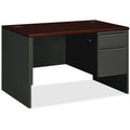 HON Desk Sgl Ped 48X30 My/Ccl