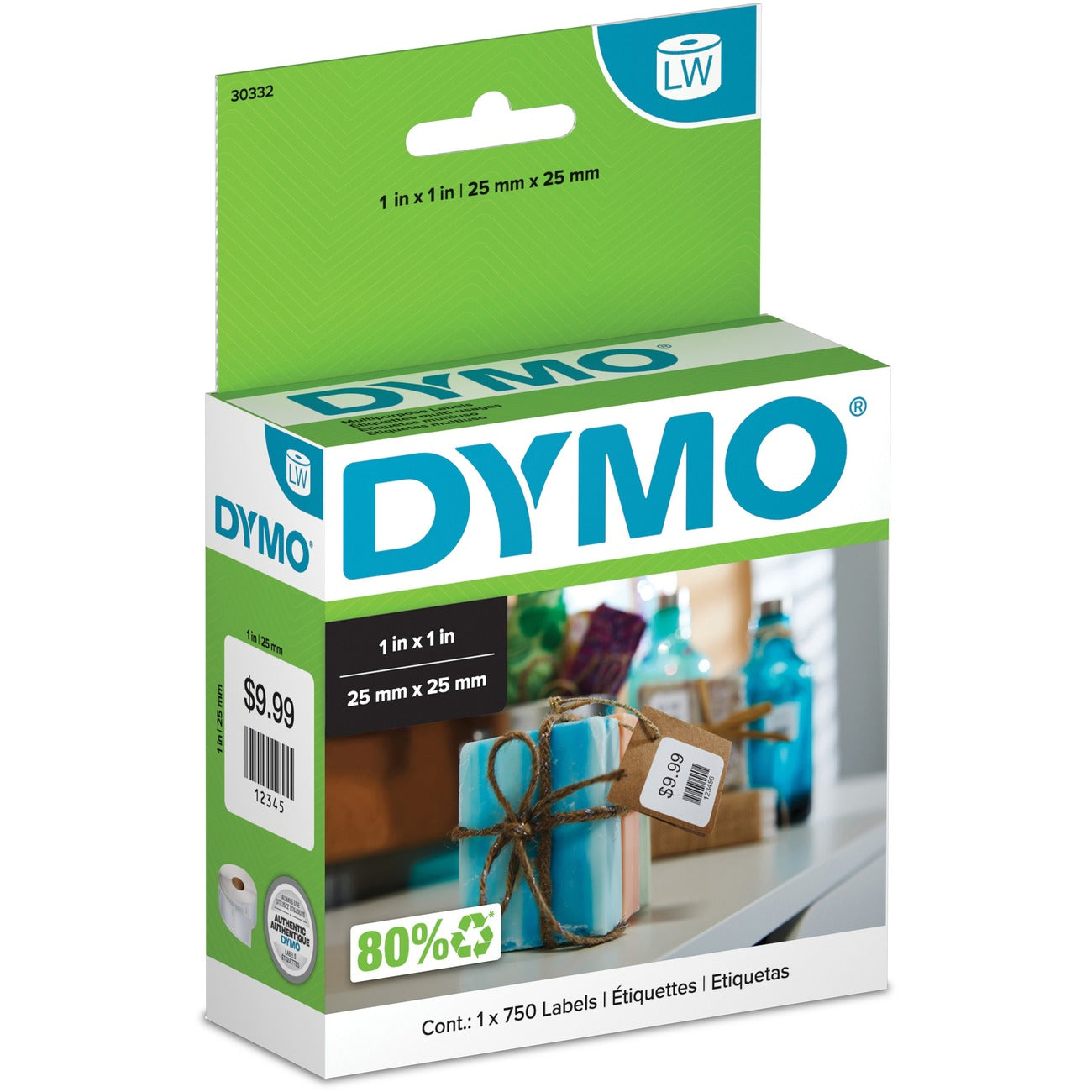 DYMO Label Lw Dymo 1'X1' We 750