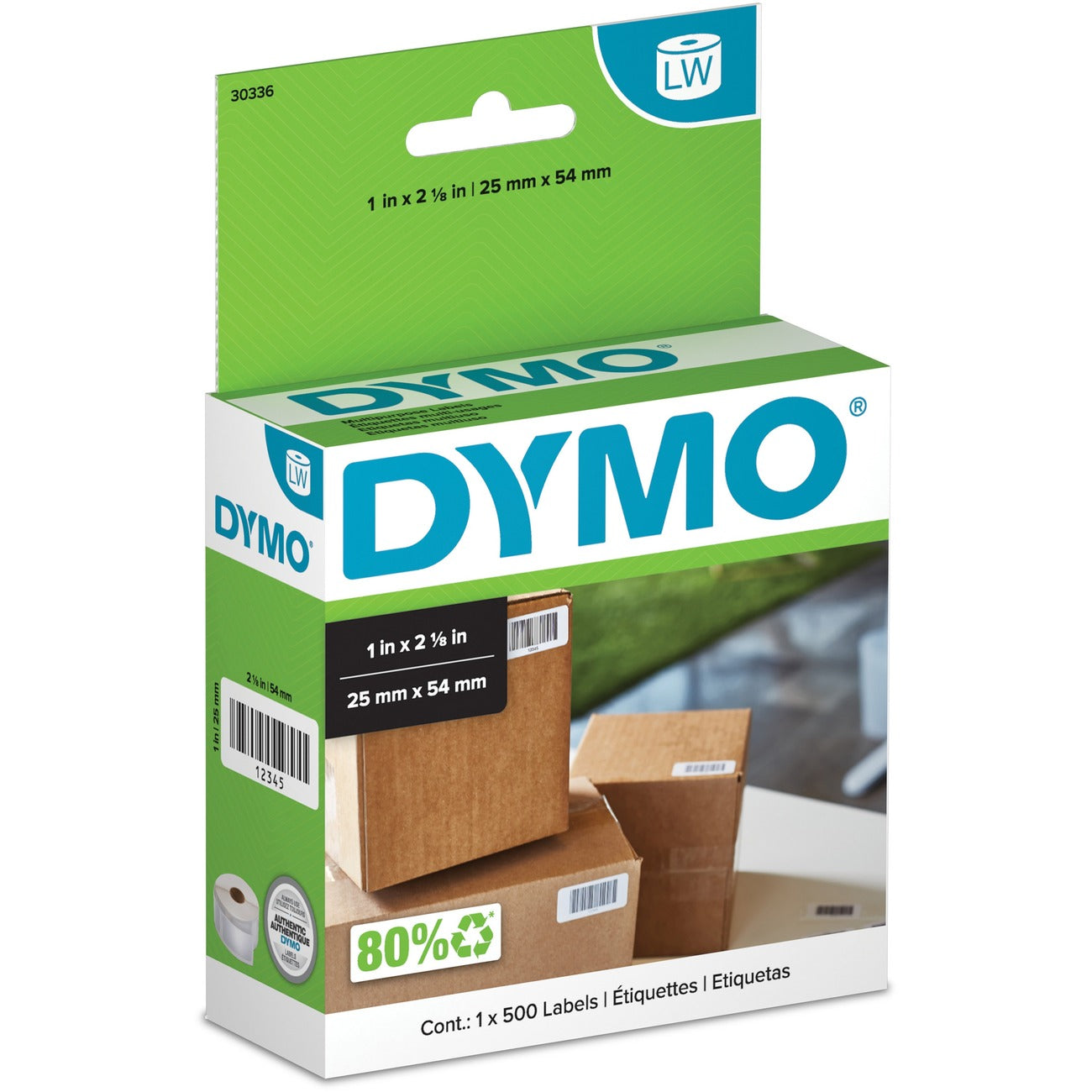 DYMO Label Multipurp 1X2-1/8 Lw