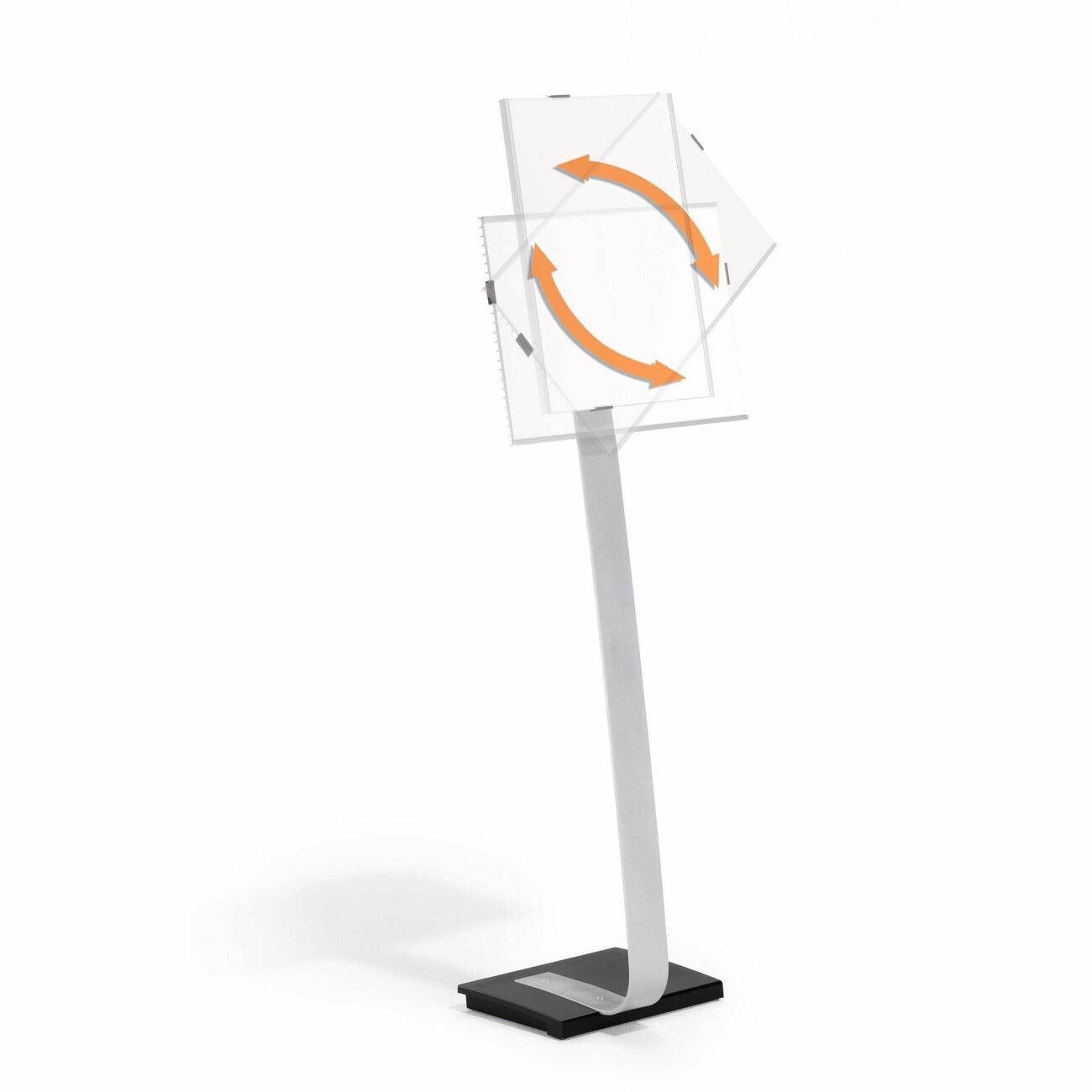 Durable Stand Sign 11X17 Alum Slv